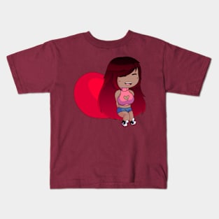 Heart Chibi Kiki Kids T-Shirt